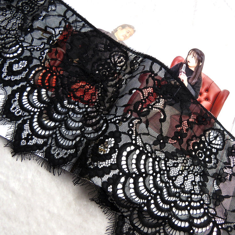 FREEDOMBEAUTY | Unilateral 25cm lace women's primer underwear clothing accessories, eyelash lace DIY lace tube top lace