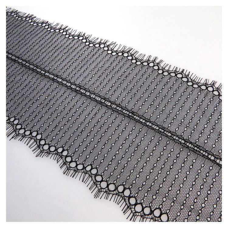 FREEDOMBEAUTY | 20.5cm Hot Sale Bilateral Nylon Silk Lace, Lace Inelastic Lace Curtain Accessories Wholesale