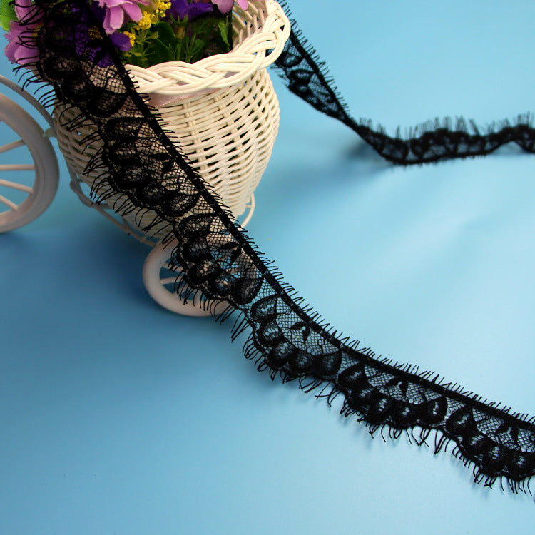 FREEDOMBEAUTY | New Spot Lace, Eyelash Lace, Clothing Knitting Accessories 4.5cm Unilateral Eyelash Lace