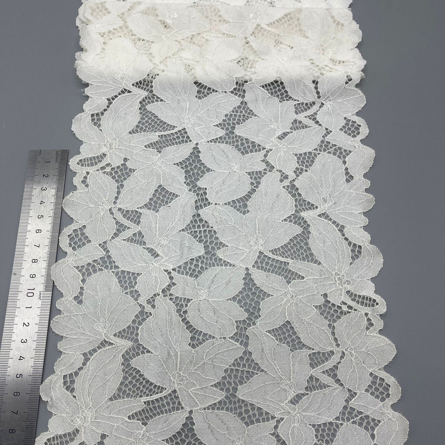 freedombeauty|21CM Lace Trim DIY Handmade Lingerie Wide Lace Trim Accessories Wedding Dress Decoration, Neckline, Hem