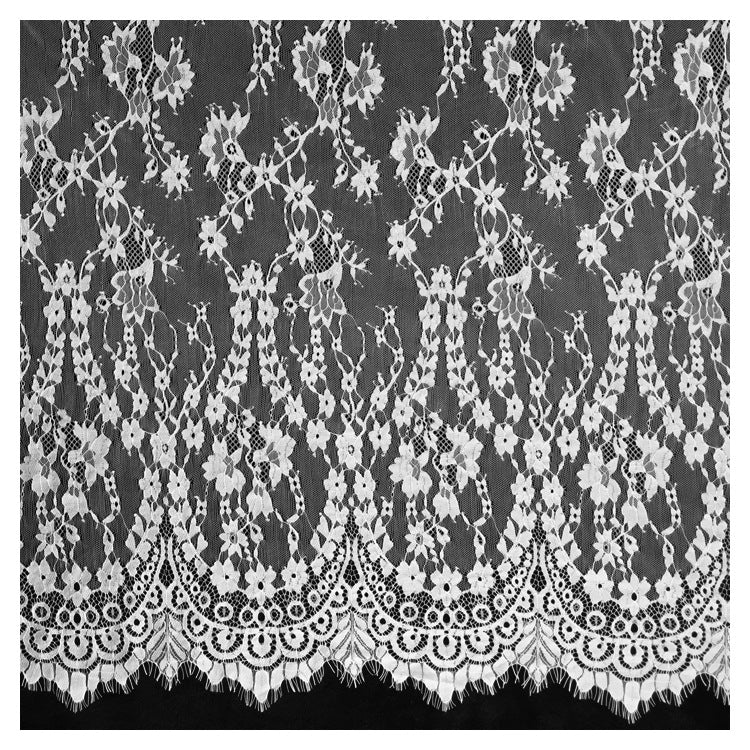 FREEDOMBEAUTY | Lace nylon bilateral dyeable fashion lace wedding dress lace DIY eyelash lace wholesale