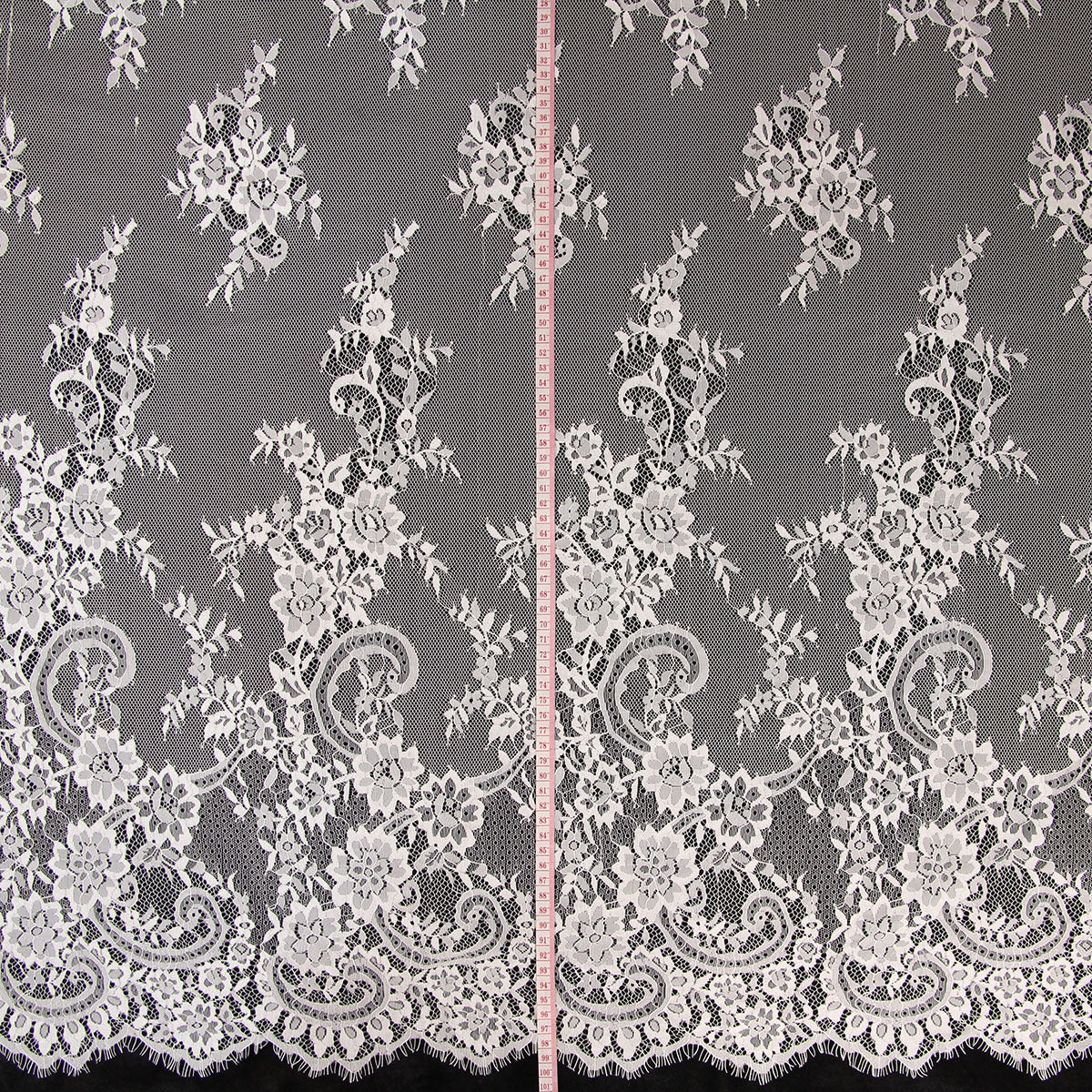FREEDOMBEAUTY | Full eyelash lace, hot-selling nylon dress lace lace, collar lace wedding dress lace fabric