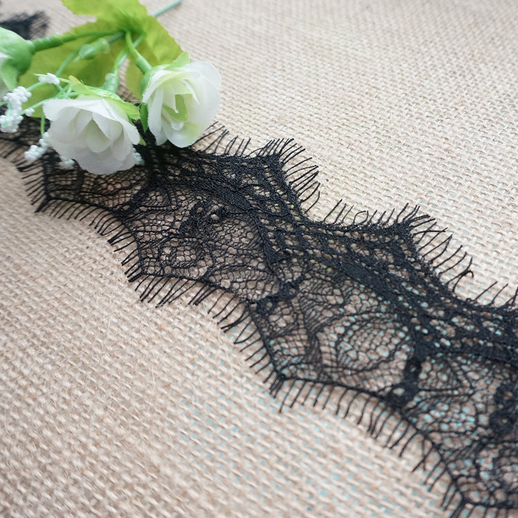 FREEDOMBEAUTY | 7cm nylon sexy pajamas lace, factory direct sales DIY eyelash lace clothing accessories lace