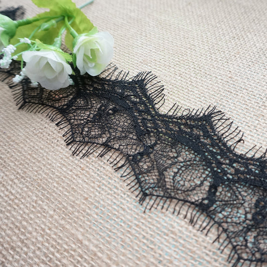 FREEDOMBEAUTY | 7cm nylon sexy pajamas lace, factory direct sales DIY eyelash lace clothing accessories lace