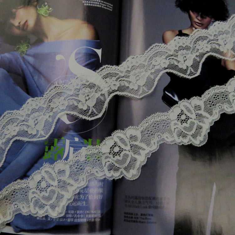 FREEDOMBEAUTY | New 5.3cm stretch lace DIY clothing accessories, women's fashion underwear lace stretch lace