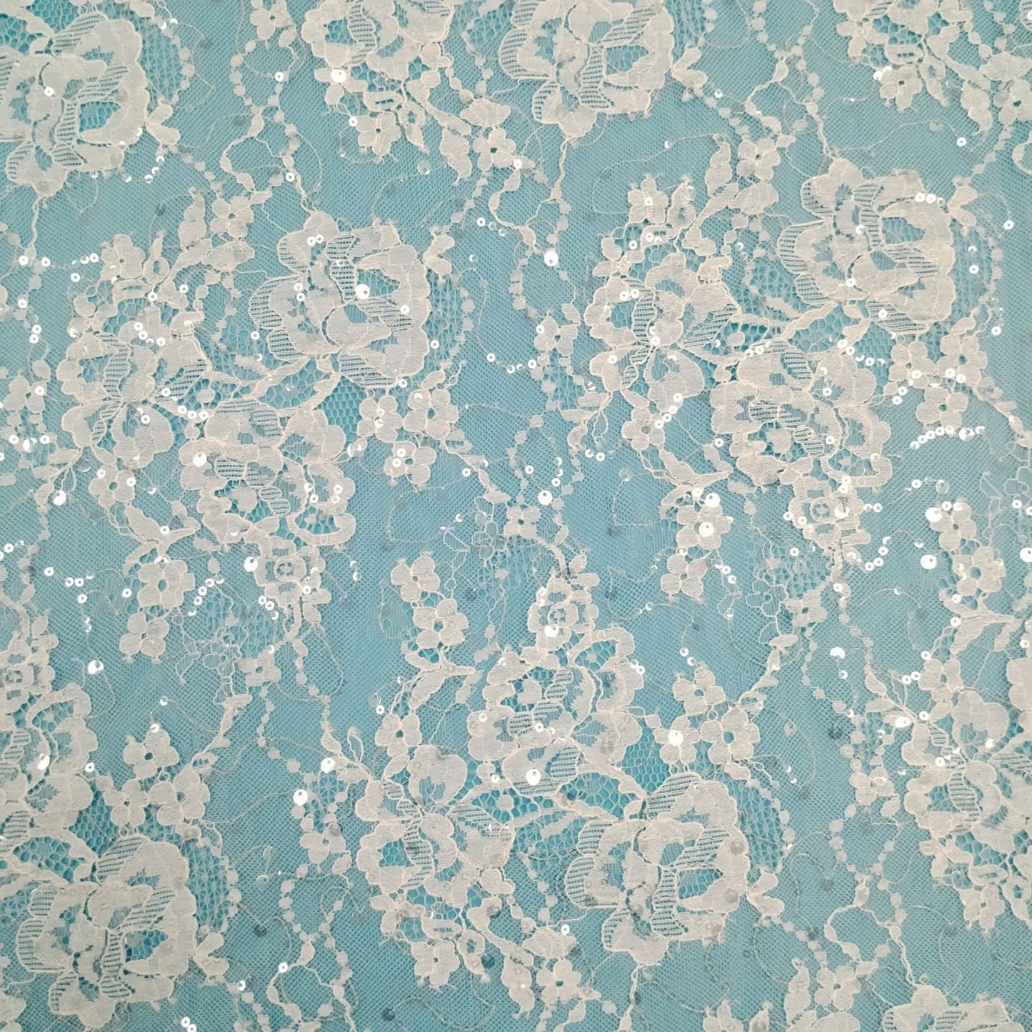 freedombeauty|Brocade Cotton Sequin Lace Fabric Full Pattern Lace Fabric Dress Fashion Gown Wedding Dress Accessories Decoration