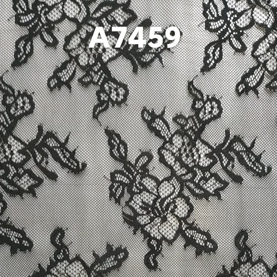 freedombeauty|New Style New Floral Nylon Lace Fabric Soft Skin-friendly Double-sided Stretch Trim Rose Flower Women's Base Layer Underwear Fabric