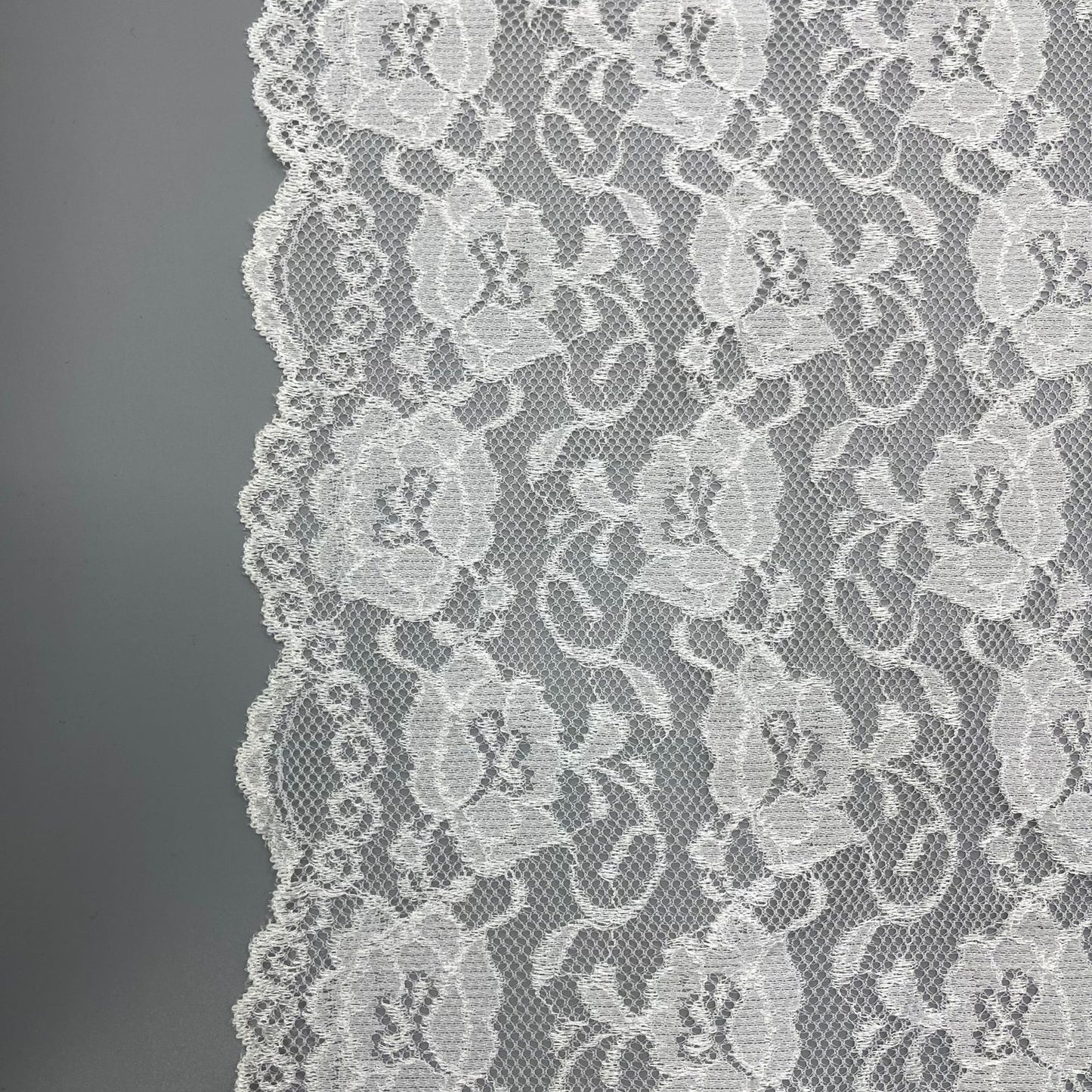 freedombeauty|31CM Double-Sided Small Wave Asymmetric Retro Flower High Elastic Stretch Lace DIY Trim