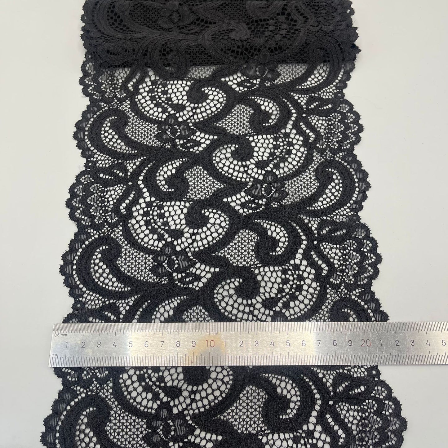 freedombeauty|21CM Lingerie Export Wedding Dress Handmade Lace White Elastic Hollow Lace Nylon Fabric Decoration