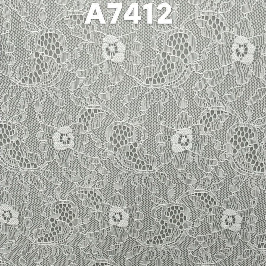 freedombeauty|Stretch Lace Fabric Paisley Small Flower Dress Clothing Fabric Mesh Lace Trim Hollow Mesh Sexy