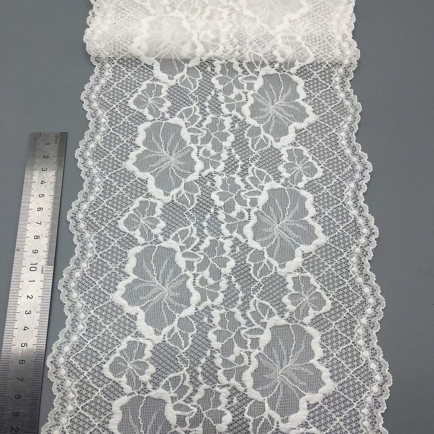 freedombeauty|21cm Wedding Dress Accessories White Hollow Lace Nylon Lace Trim Decoration Lace Accessories Edging
