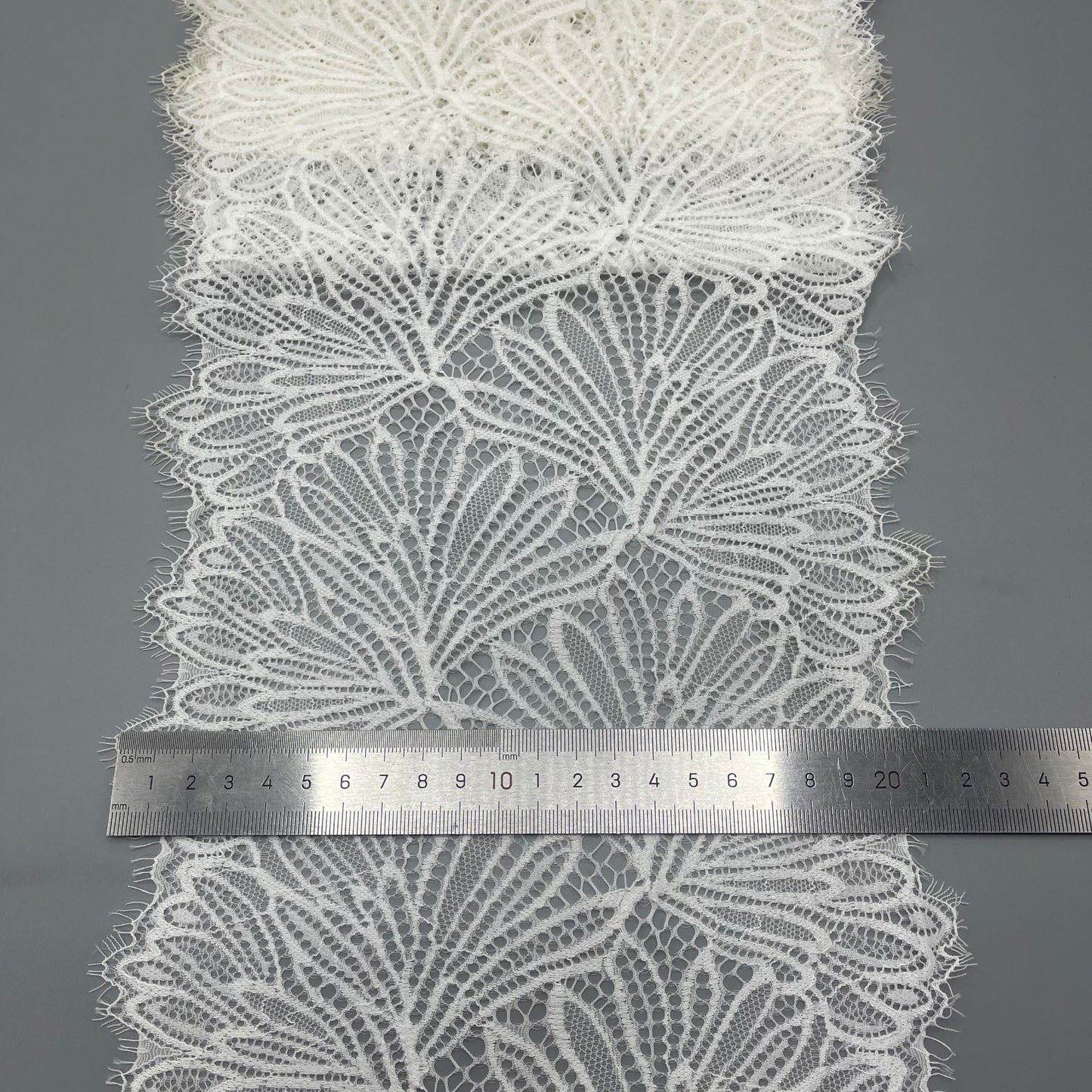 freedombeauty|20CM Elastic Eyelash Knitted Elastic Lace Trim Nylon Soft Lace Trim Home Textile, Underwear, Curtain