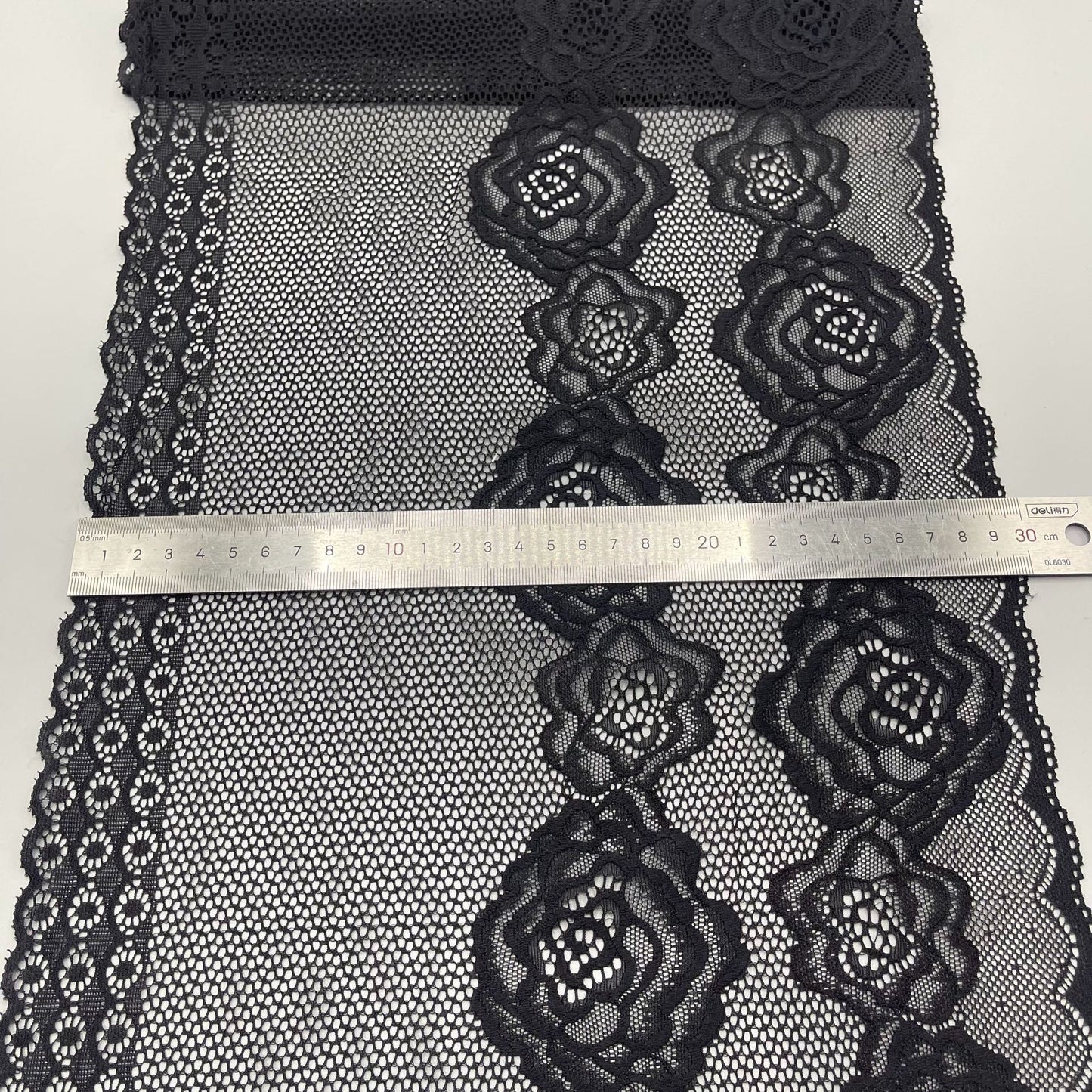 freedombeauty|30cm Lace Trim for Wedding Dress, Edge Hollow Lace Nylon Trim Accessories for Embroidery