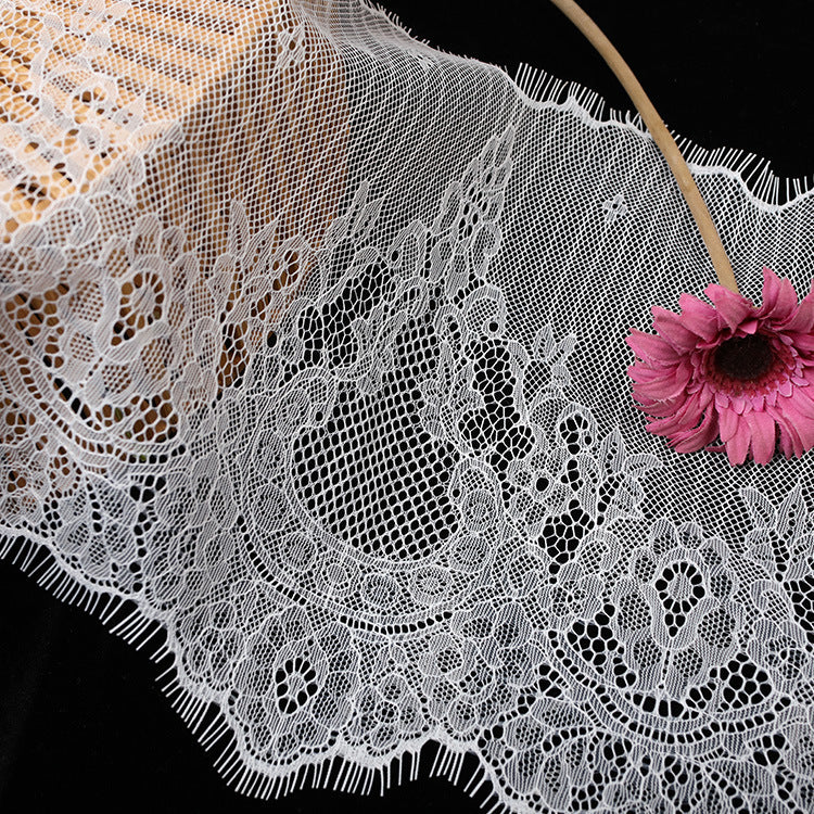 FREEDOMBEAUTY | 25cm Spot eyelash lace lace fabric clothing accessories pajamas accessories furniture decorative fabric