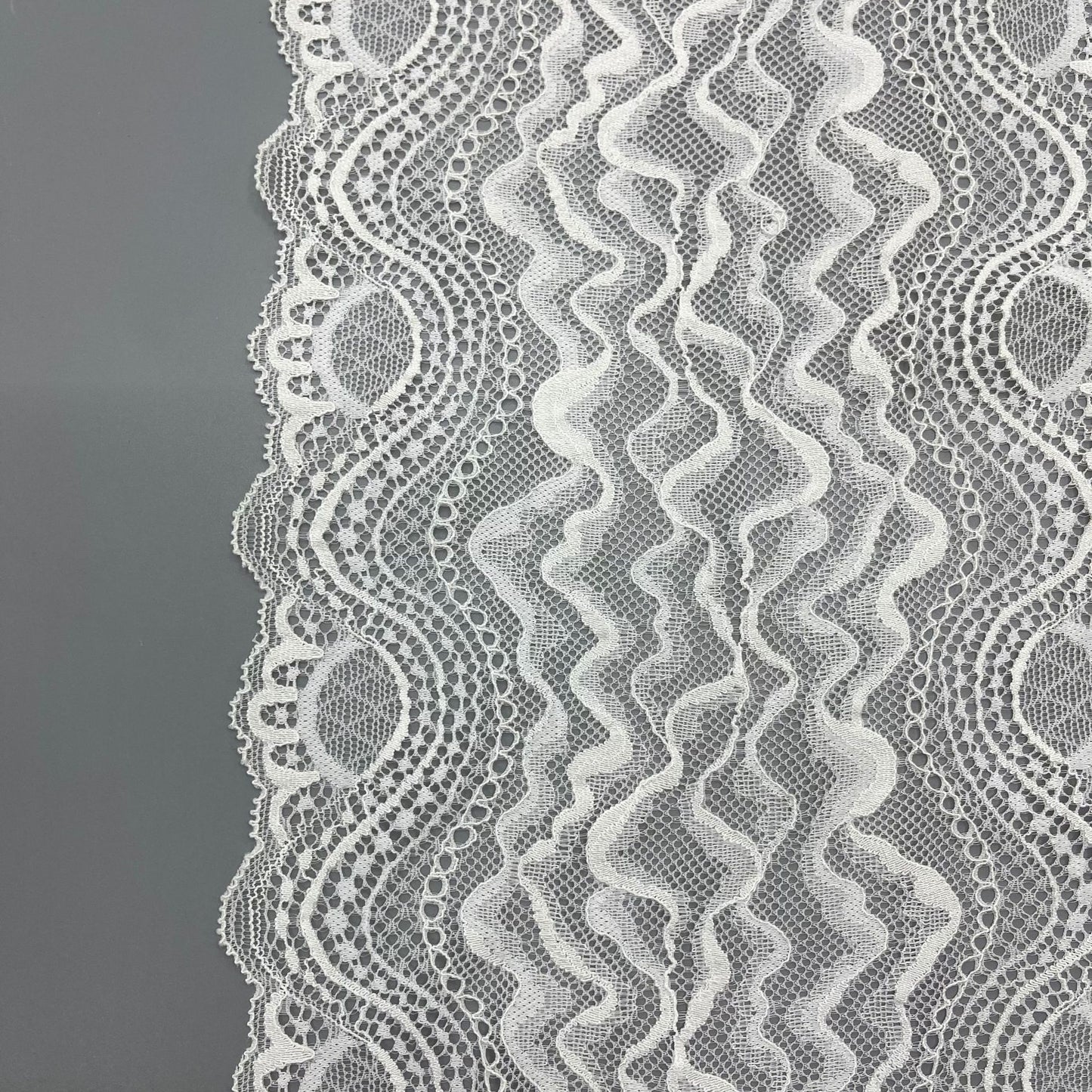 freedombeauty|18CM Sexy Lingerie Elastic Clothing Accessories Lace Trim Supply Suitable for Wedding Dress Decoration