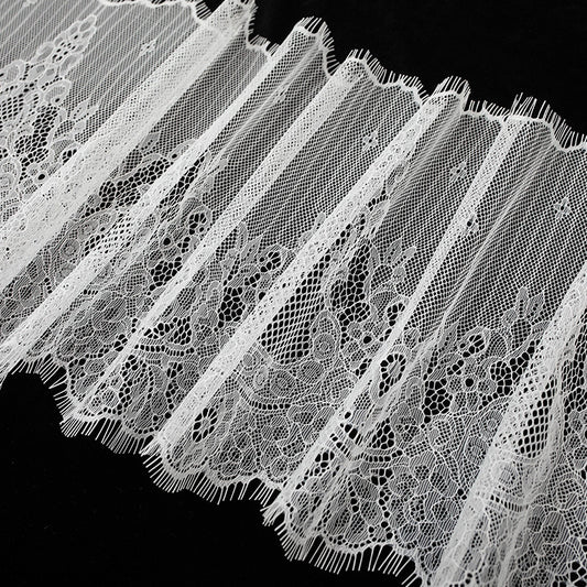 FREEDOMBEAUTY | 25cm Spot eyelash lace lace fabric clothing accessories pajamas accessories furniture decorative fabric
