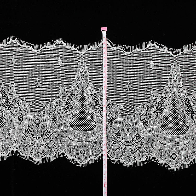 FREEDOMBEAUTY | 25cm Spot eyelash lace lace fabric clothing accessories pajamas accessories furniture decorative fabric