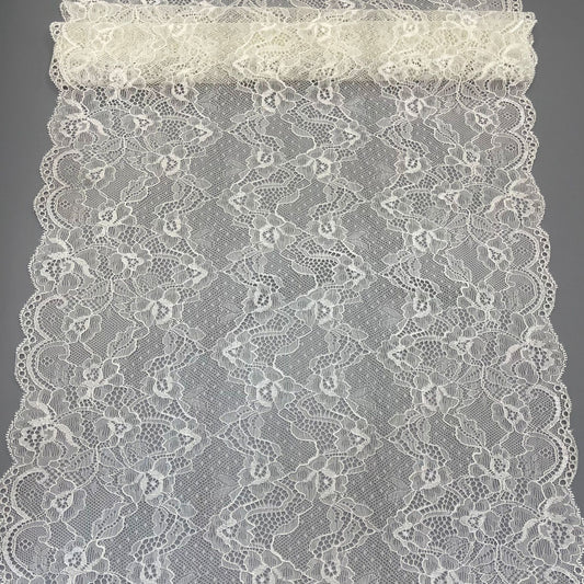 freedombeauty|35CM High Elastic Lace Trim for Lingerie Skirts Gloves Socks Bags Accessories
