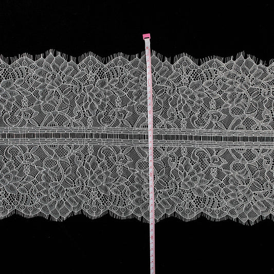 FREEDOMBEAUTY | 27cm wide folded eyelashes lace lace fabric sofa curtain DIY accessories clothing accessories