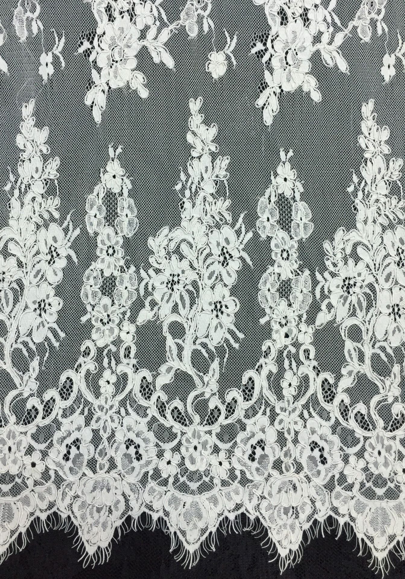 Freedombeauty | Supply in Stock Strands Lace Shell Fabric Wedding Dress Accessories White 3 M