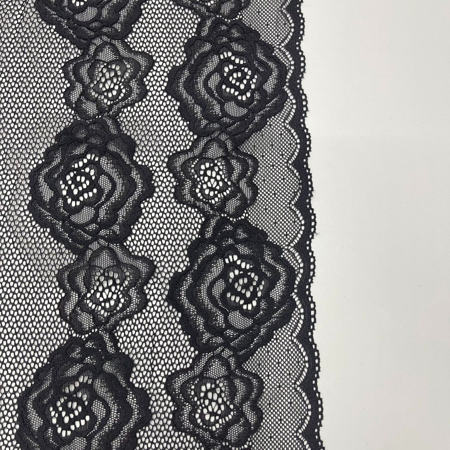 freedombeauty|30cm Lace Trim for Wedding Dress, Edge Hollow Lace Nylon Trim Accessories for Embroidery