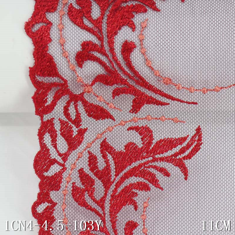 【1pack】-freedombeauty|3D Embroidery Bedding Accessories Home Decor Soft Decoration Mesh Embroidery DIY Handmade