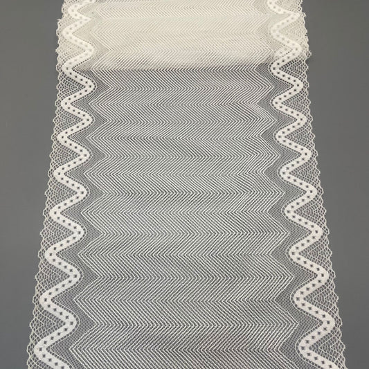 freedombeauty|23CM Sexy Lingerie Hollow Lace Trim White Wedding Dress Lace Nylon Decoration Clothing Accessories