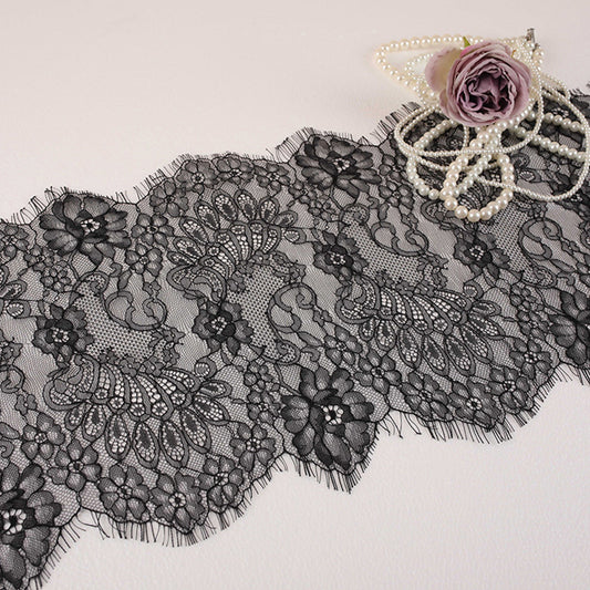 FREEDOMBEAUTY | Popular eyelash lace 32cm wide children's clothing lace DIY hair accessories home soft accessories lace