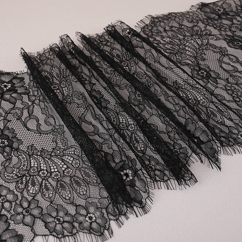 FREEDOMBEAUTY | Popular eyelash lace 32cm wide children's clothing lace DIY hair accessories home soft accessories lace