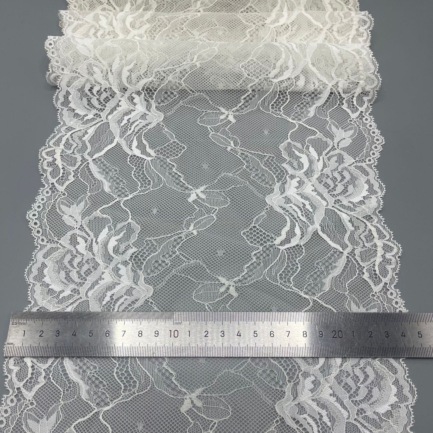 freedombeauty|24CM Double-Sided Small Wave Retro Flowers High Elastic Lace DIY Wedding Dress, Clothing, Lingerie Accessories