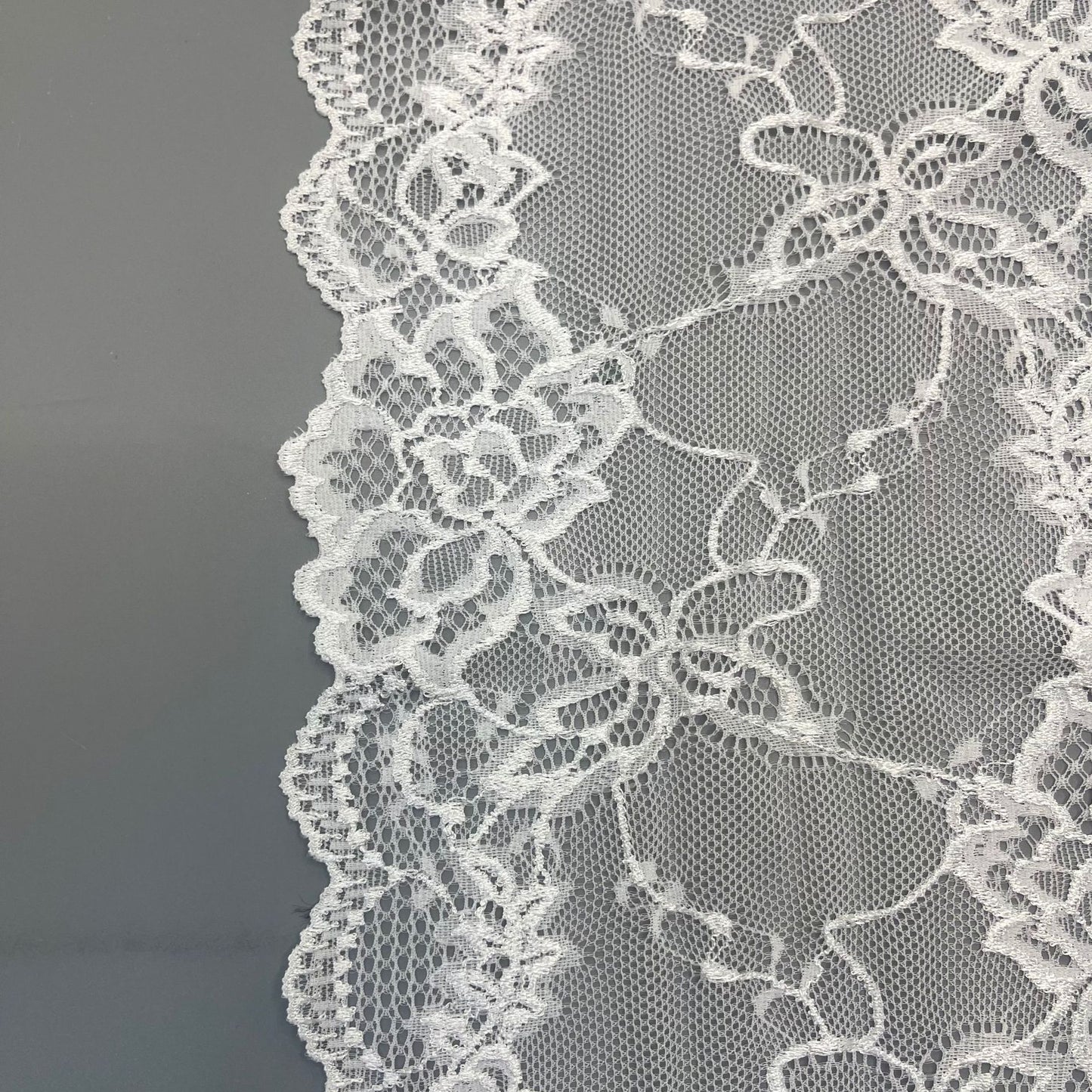 freedombeauty|18CM In Stock Elastic Lace Wide Trim DIY Wedding Dress, Car Figurine, Doll Lace