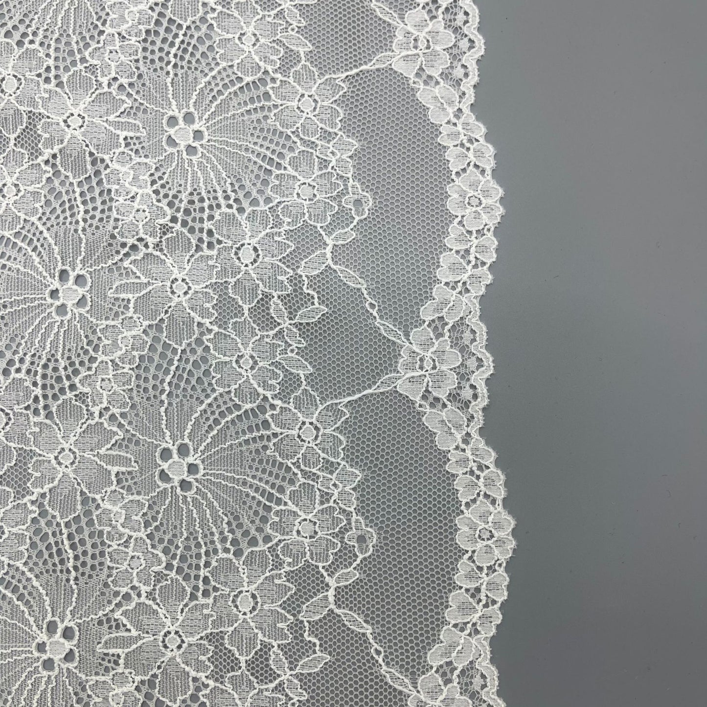 freedombeauty|20CM Soft Nylon Spandex Black and White Sock Decoration Elastic Lace Trim