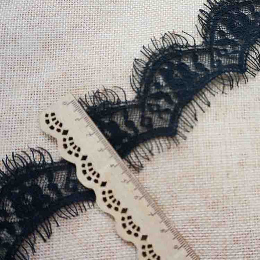 FREEDOMBEAUTY | Spot direct sales popular eyelash lace 5cm non-elastic lace DIY clothing accessories lace lace