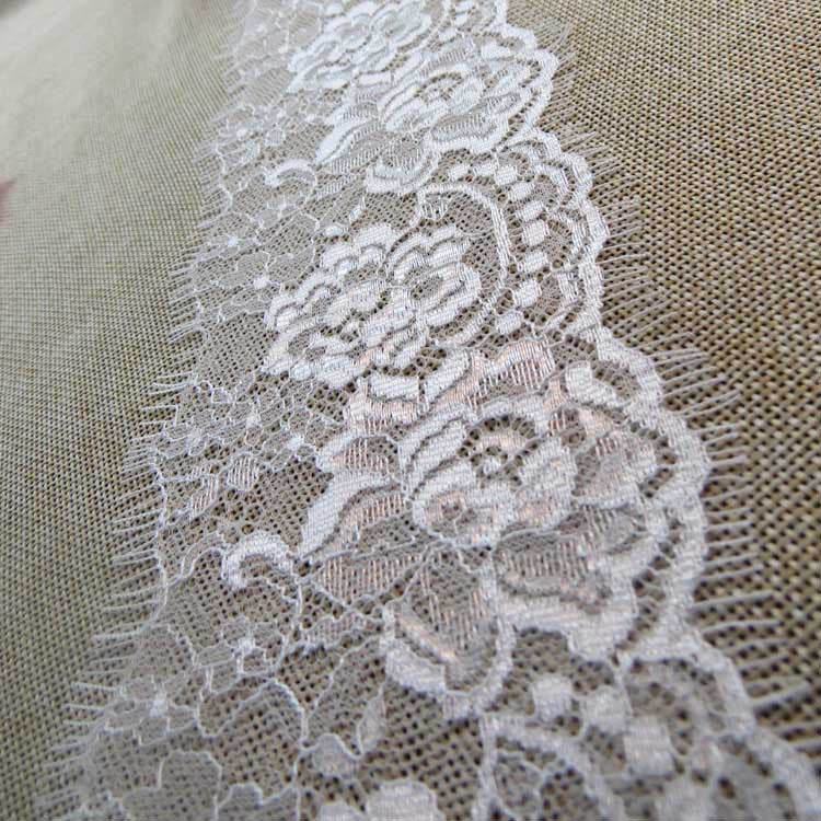 FREEDOMBEAUTY | Spot direct sales popular rose eyelash lace 8m wide non-elastic lace DIY clothing accessories