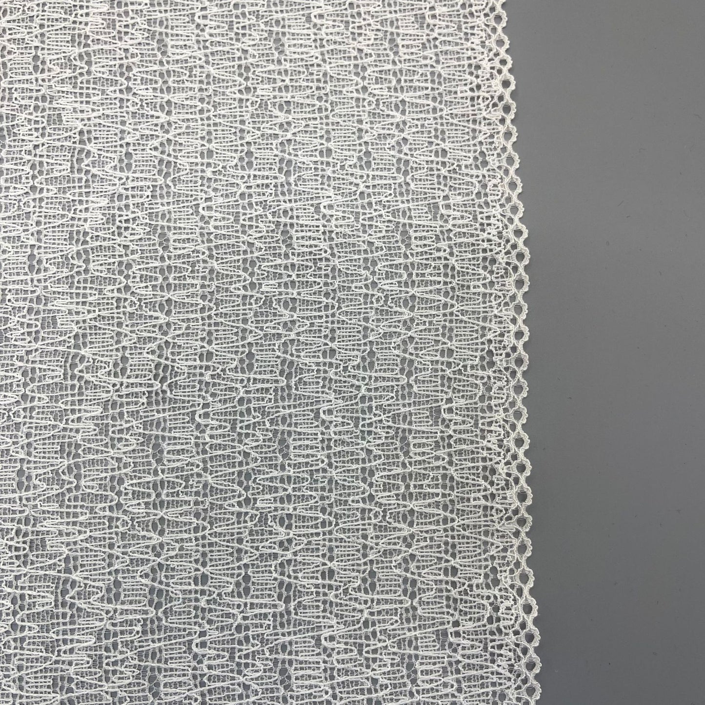 freedombeauty|23CM Handmade Wedding Dress Accessories Nylon White Elastic Hollow Lace Trim High-end