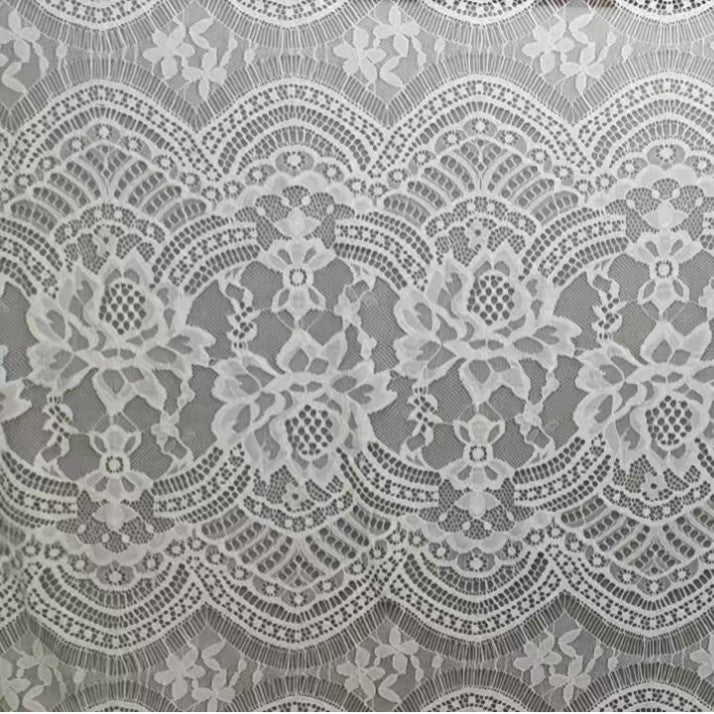 freedombeauty|New Nylon Eyelash Fabric Lace T-Shirt Clothing Wedding Dress Children's Dress Lace Full Skirt High-end Skirt Various Decorations