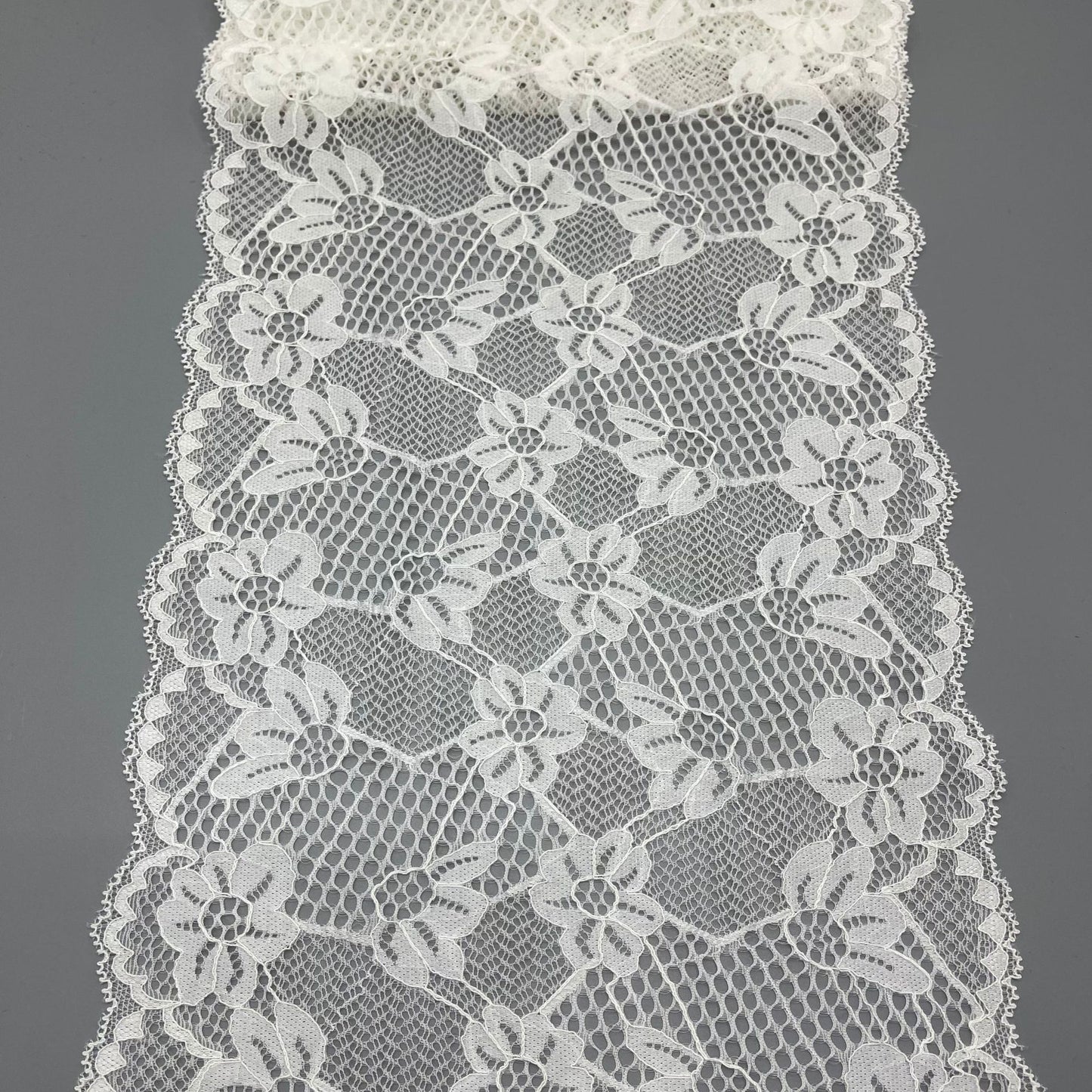 freedombeauty|21cm Lingerie Clothing Accessories Pure White Elastic Hollow Lace Nylon Lace Trim Accessories Lace