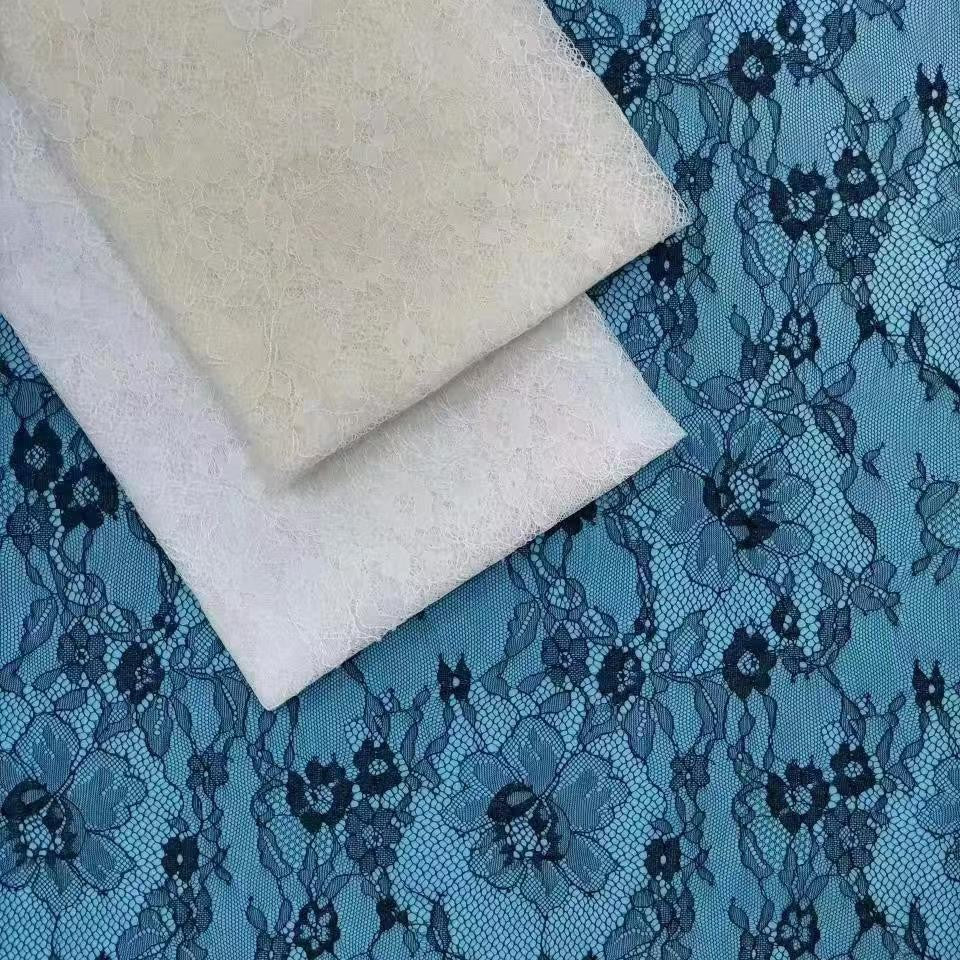 freedombeauty|Thin Nylon Lace Fabric Full Pattern Lace Fabric Fashion Dress Pajama Lace Fabric
