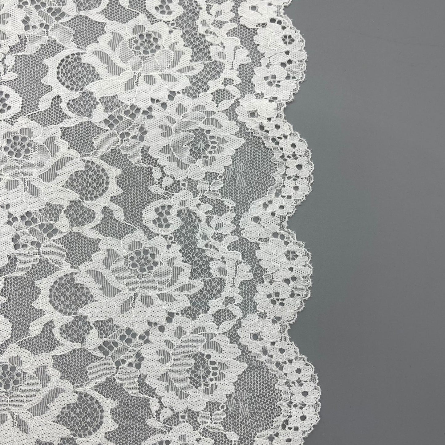 freedombeauty|21CM Elastic Lace Trim Garment Accessories DIY Wedding Dress Strapless Dress Curtain Decoration Fabric