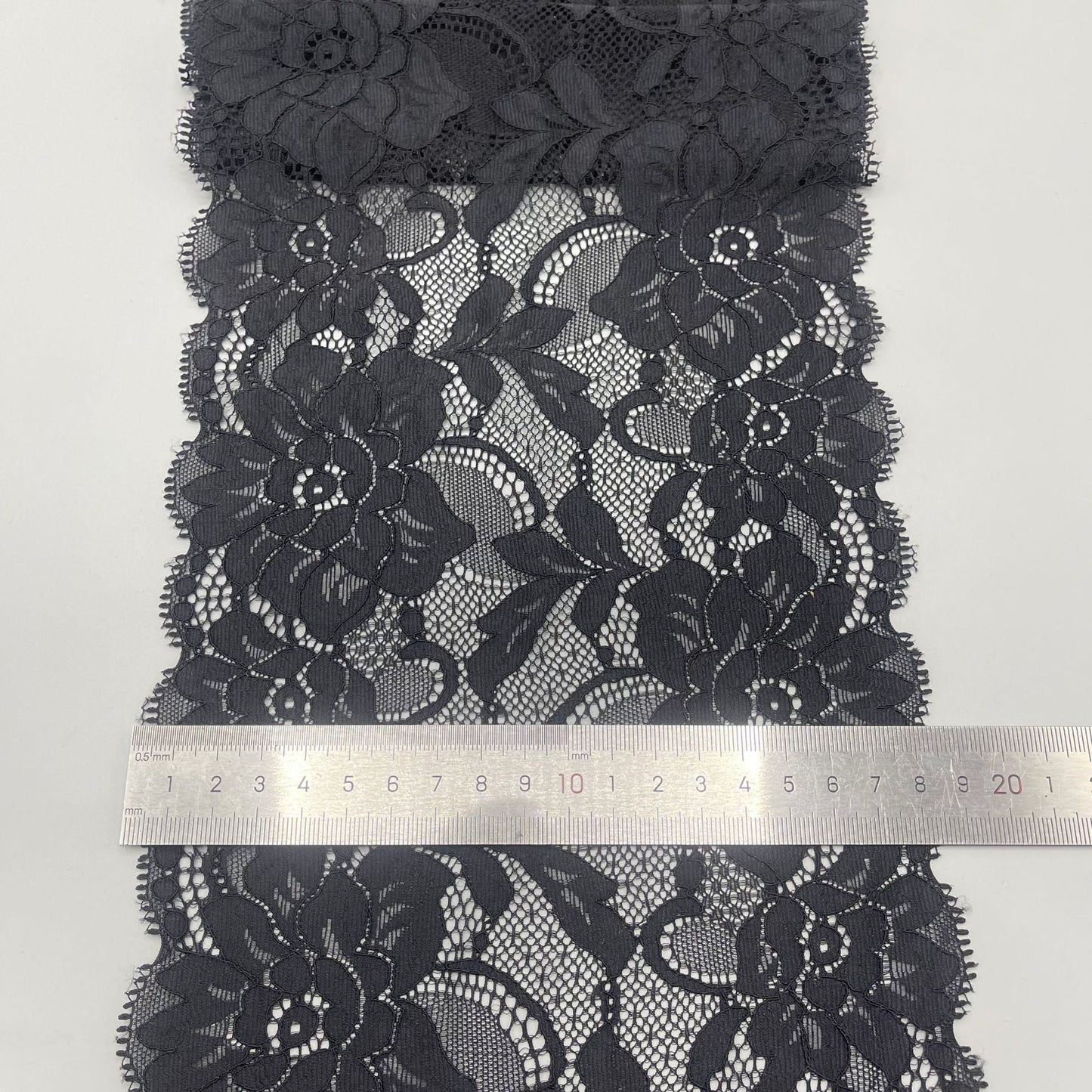 freedombeauty|18CM Elastic Lace Nylon Lace Fabric Wedding Dress Hem Home Textile Accessories