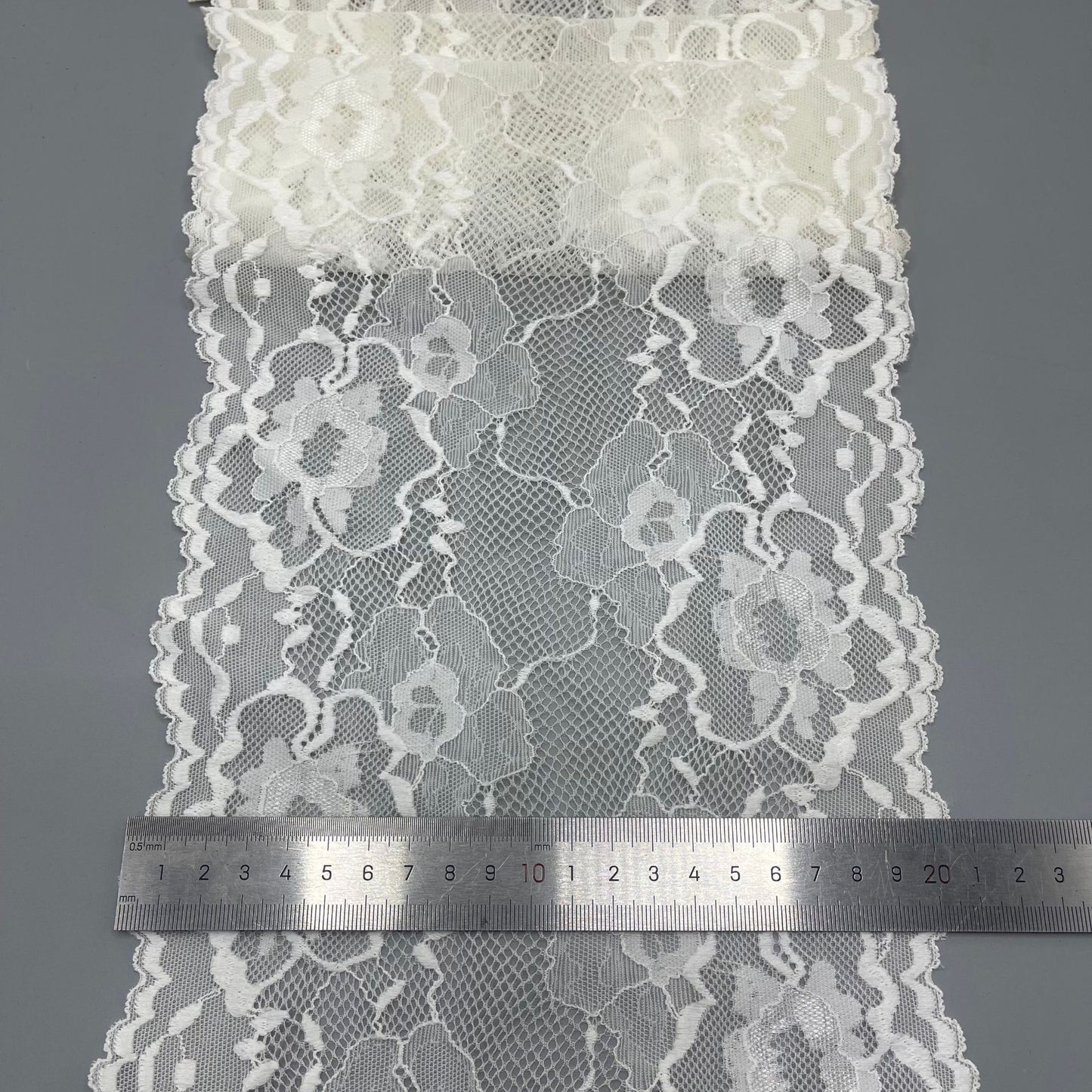 freedombeauty|20CM Lace Elastic Trim for Skirts, Children's Clothing, Wedding Dress Decoration, Hem, Garment Lace