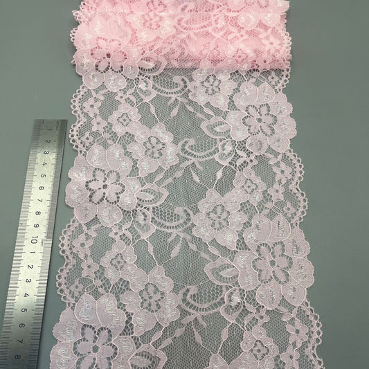 freedombeauty|18CM Nylon Lace Fabric Stretch Hollow Out Dress, Pajamas, Wedding Dress Lace Trim