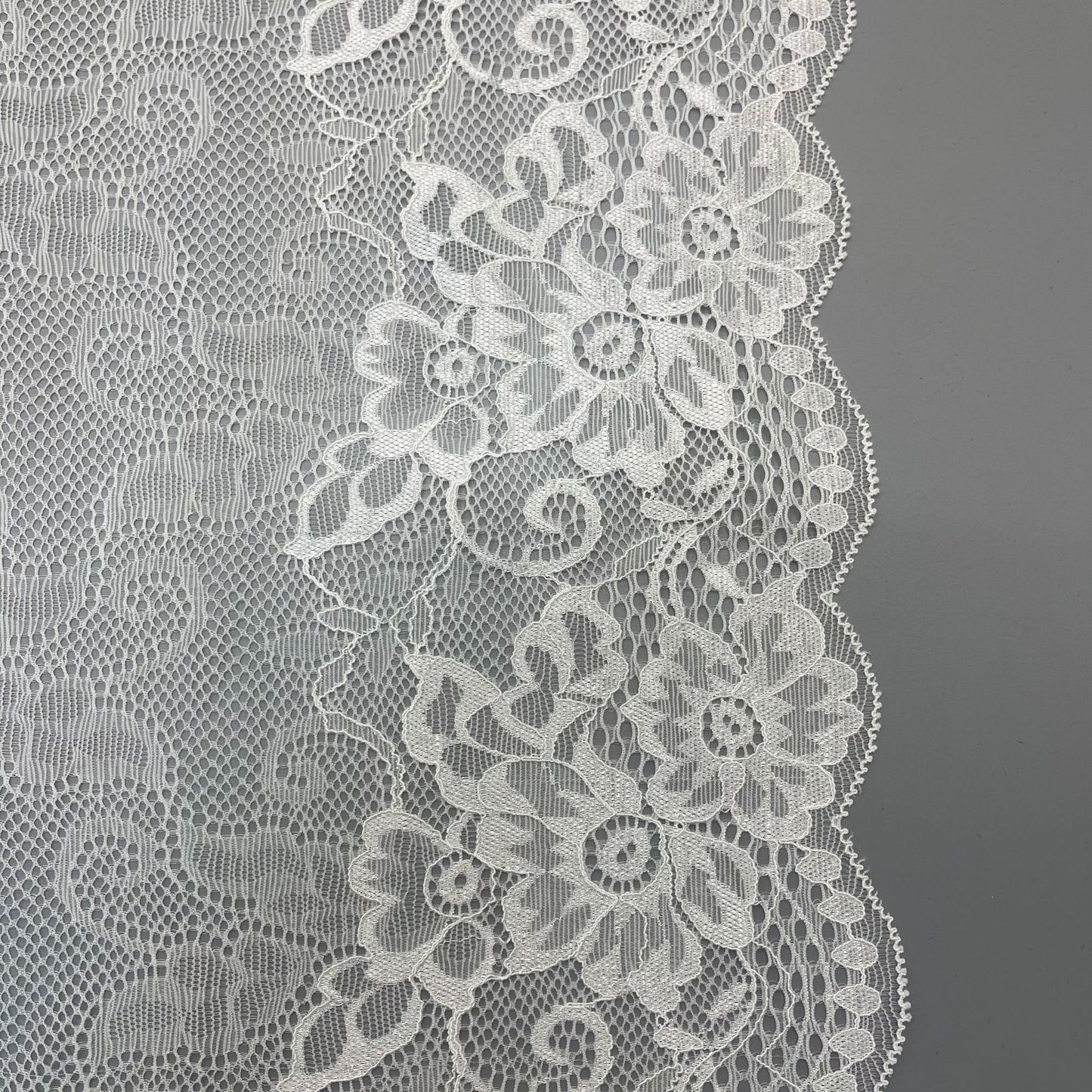 freedombeauty|29CM White Wedding Dress Lace Trim Elastic Hollow Lace Nylon Design DIY Lace