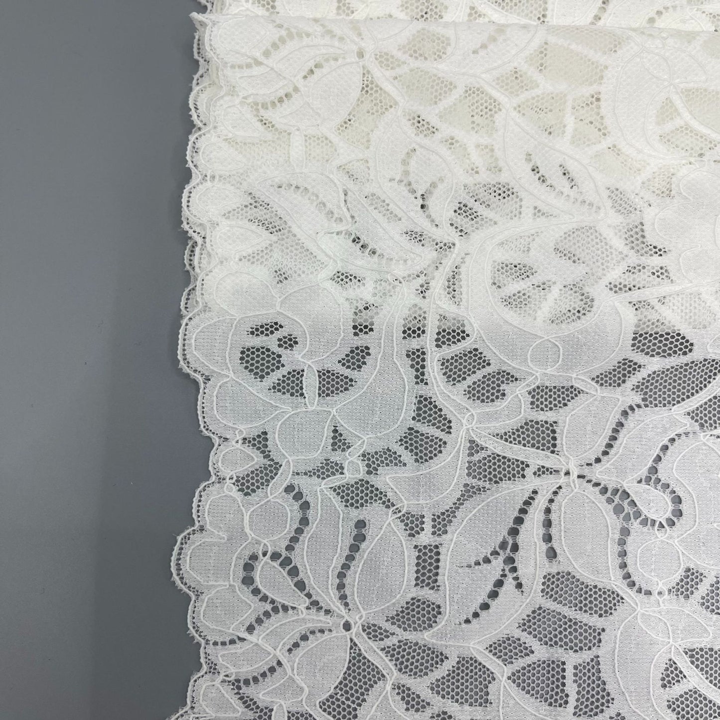 freedombeauty|22cm In Stock Direct Sale Nylon Spandex Lace Fabric for Women's Dresses and Children's Clothing Lace Trim Fabric