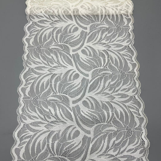 freedombeauty|24CM Hollow Lace Trim White Wedding Dress Lace Nylon Decoration Clothing Accessories