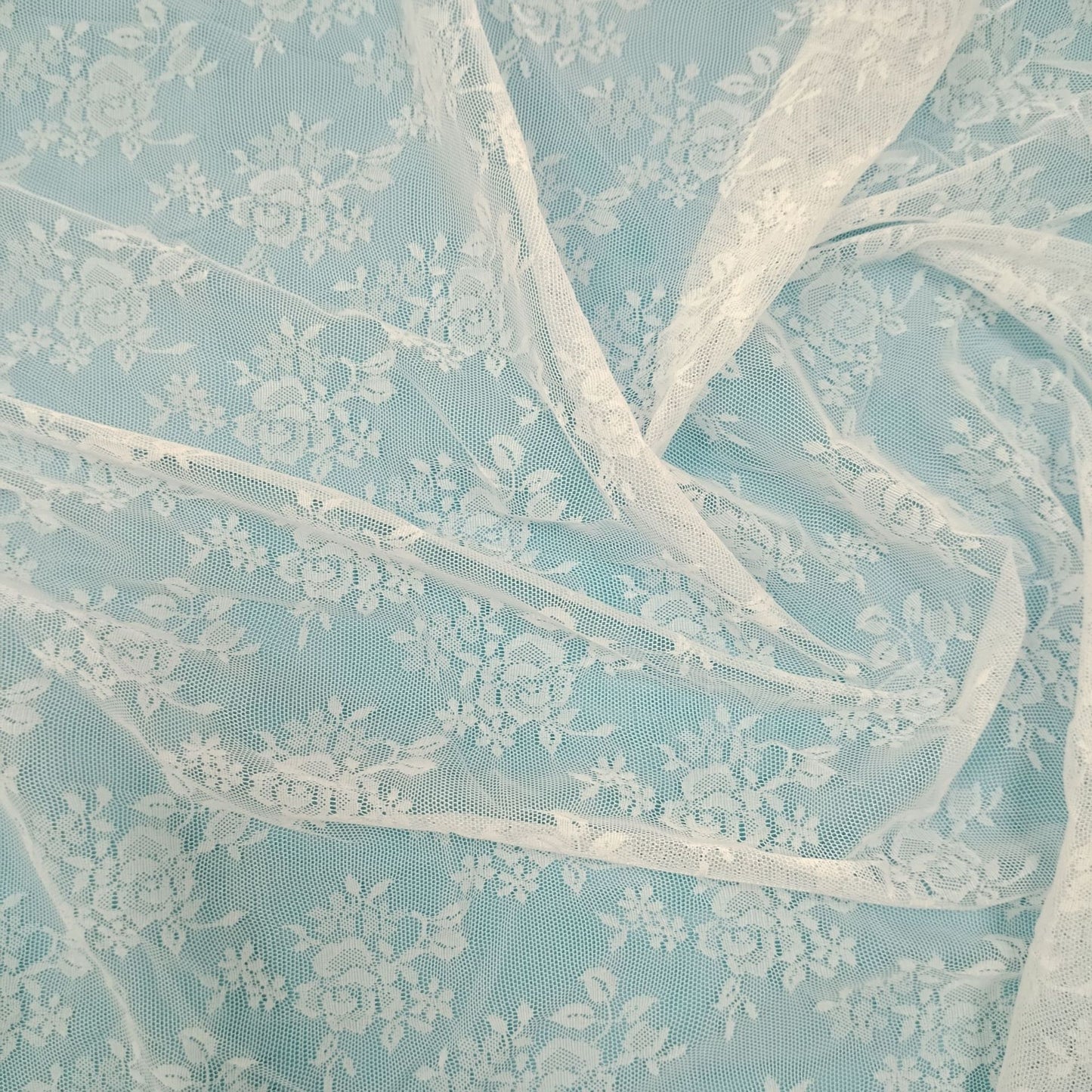 freedombeauty|Direct Supply Polyester Ammonia Small Peony Lace Fabric Women's Pajamas Dress Base Lace Fabric Fashion Lace