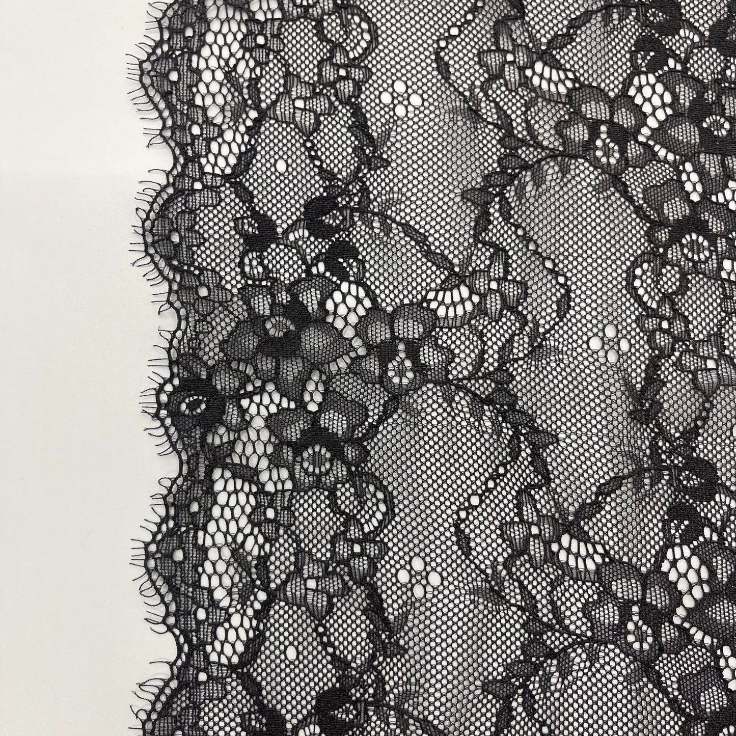 freedombeauty|16CM Elastic Eyelash Lace Trim Hollow Lace Fabric DIY Wedding Dress Clothing Overlock Home Textile Curtain Decoration