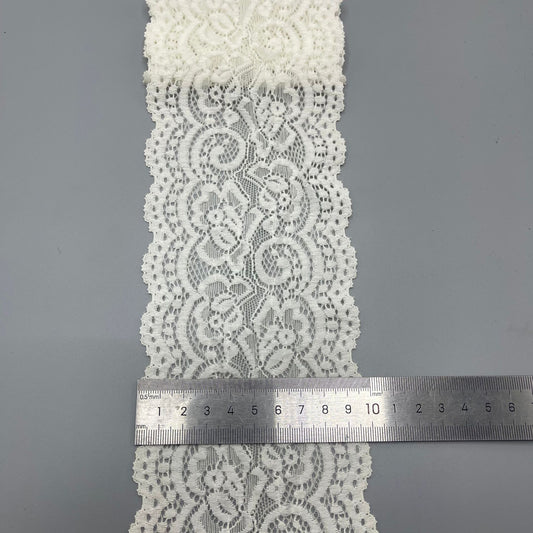 freedombeauty|10cm Lace Wedding Dress Accessories White Lace Hollow Design High-end Accessories Trim