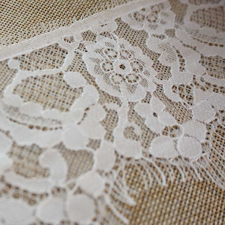 FREEDOMBEAUTY | Guangzhou clothing accessories lace, unilateral French romantic wedding lace, nylon lace 8.5cm