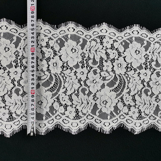 FREEDOMBEAUTY | 26CM strand eyelash lace, rose lace DIY accessories, brocade lace